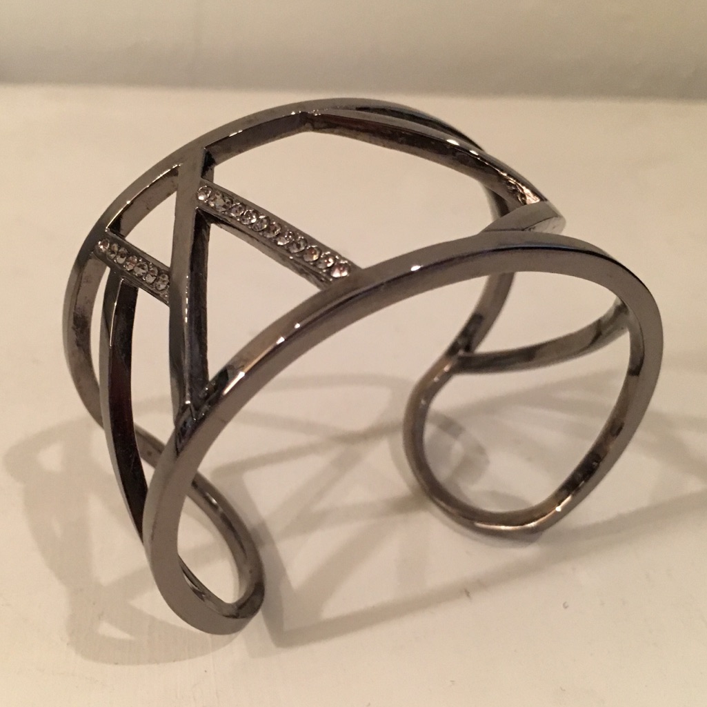 Gorgeous Gunmetal Gray Bracelet 100$